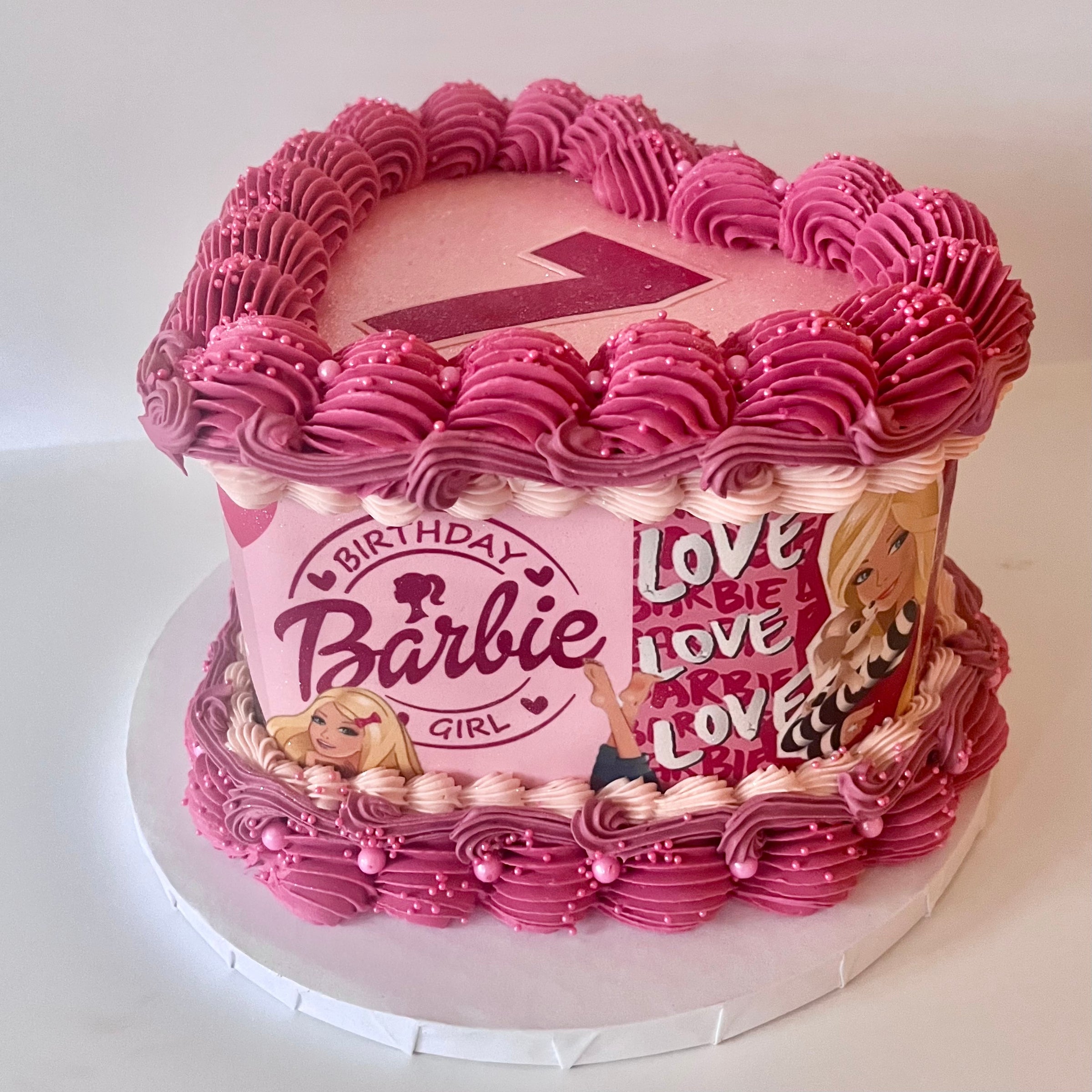 Edible Photo Wrap Heart Cake | Kali Cakes Bake Shop